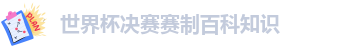 世界杯决赛赛制百科知识
